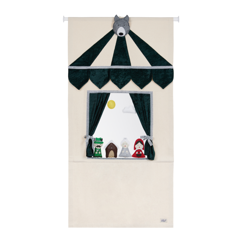 Puppet Theatre — Green & Silver