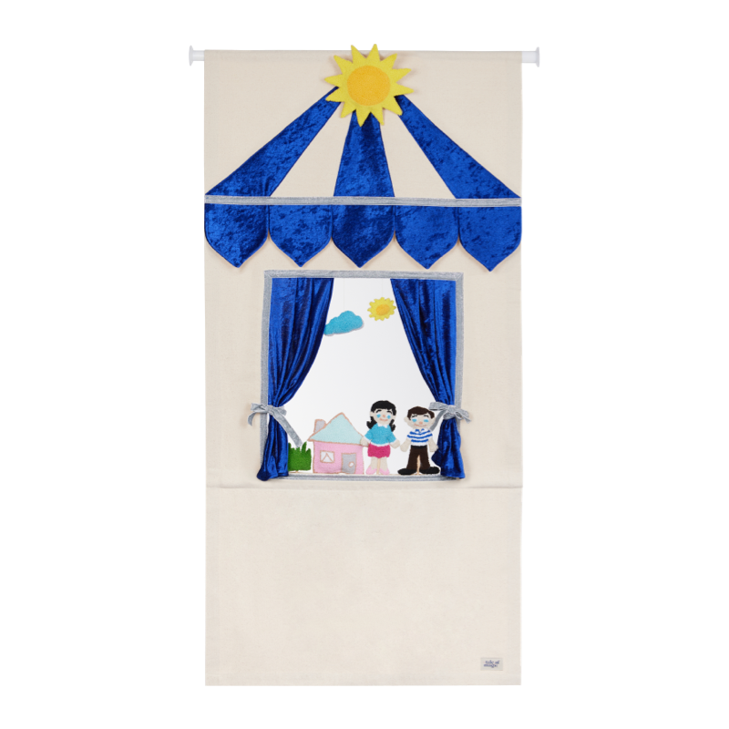 Puppet Theatre — Blue & Silver